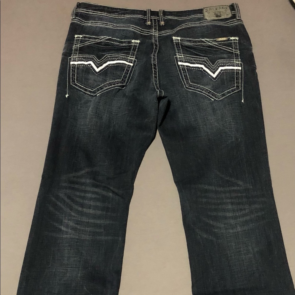 Like New. Salvage MAYHEM Jeans. Buckle. Size 36R.